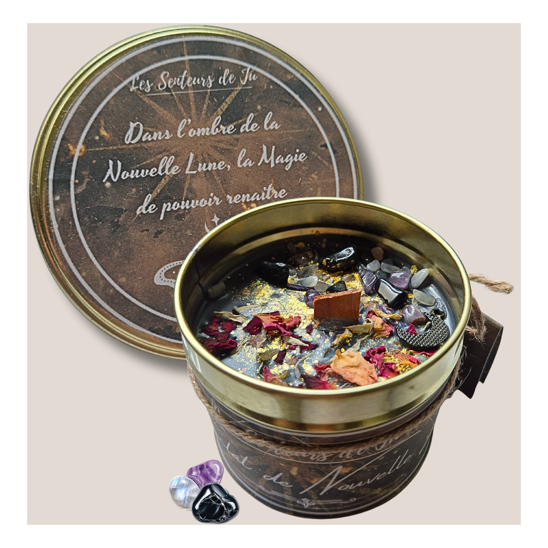 <span style="font-weight:600">Eclat de Nouvelle Lune</span> – Pour semer des intentions neuves et recommencer