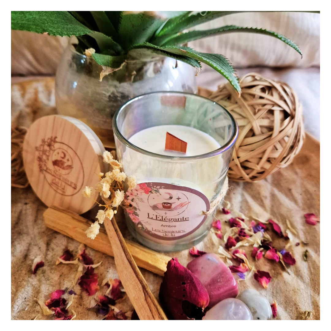 Bougie l’Elégante Ambre – Image 2