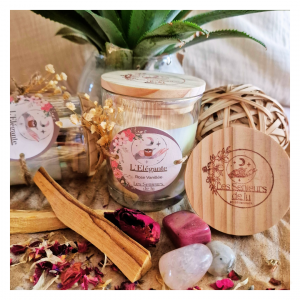 Bougie l'Elégante Rose Vanillée