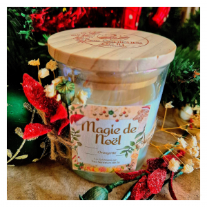 Bougie Ephémère Magie de Noël, Orangette