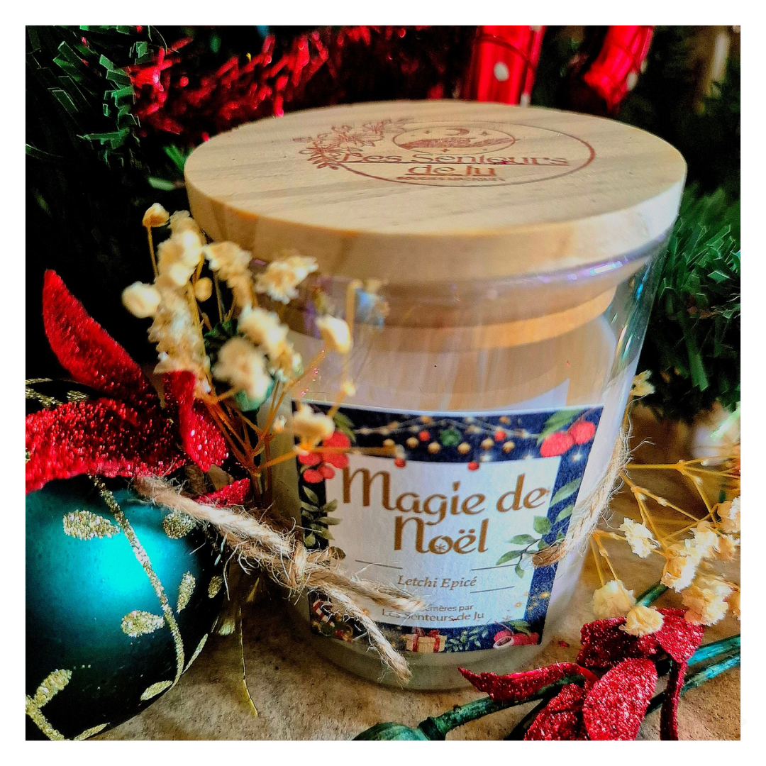 Bougie Ephémère Magie de Noël, Letchi Epicé