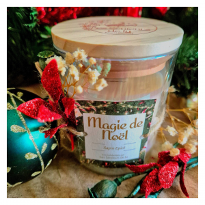 Bougie Ephémère Magie de Noël, Sapin Epicé