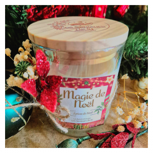 Bougie Ephémère Magie de Noël, Epices de Noël
