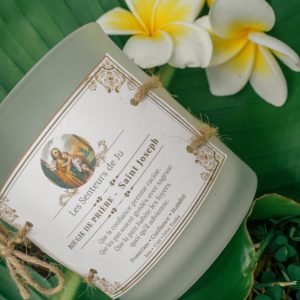 <strong>Bougie de prière Saint Joseph</strong> – Pour se sentir guidé, sécurisé et construire avec confiance et stabilité