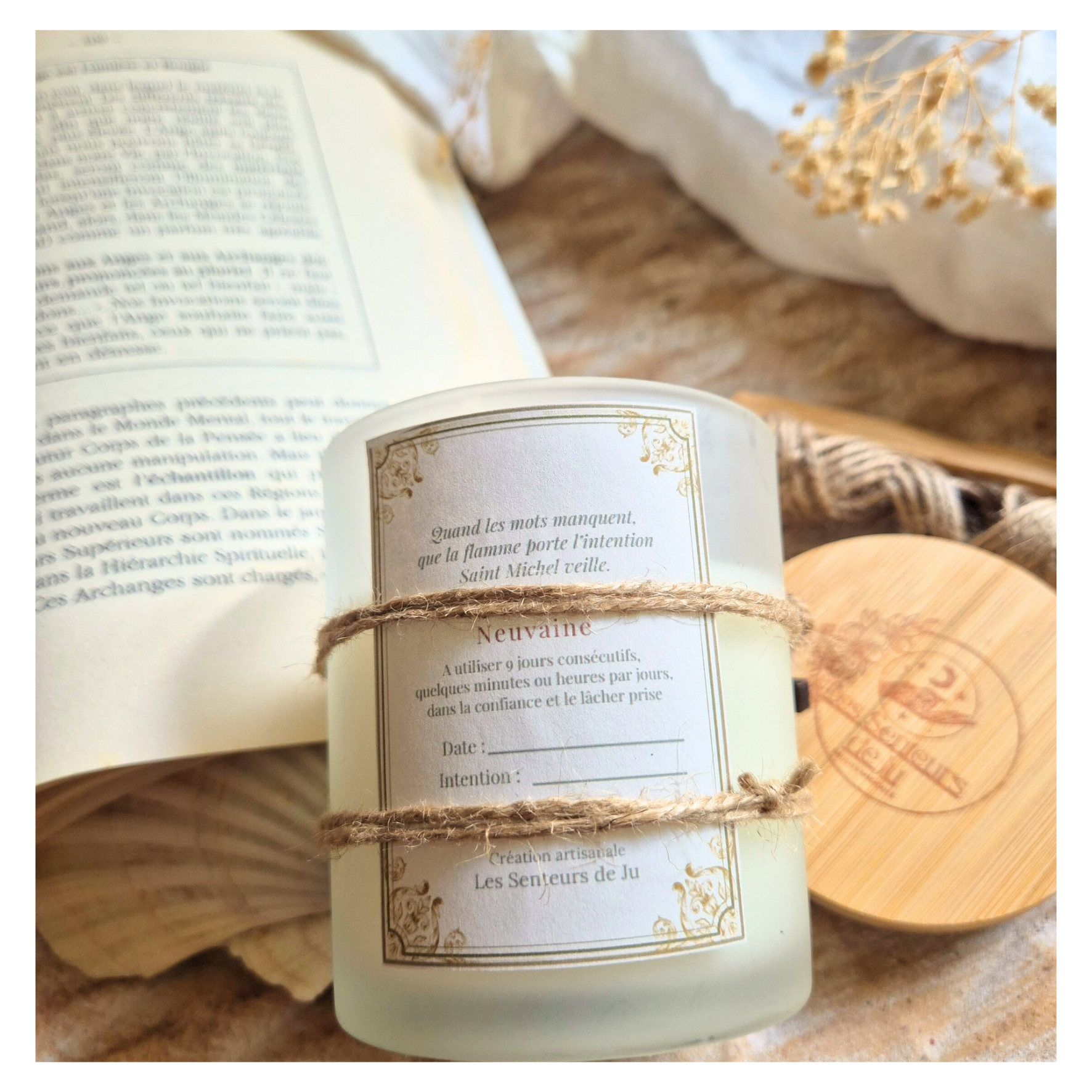 <strong>Bougie de prière Saint Michel Archange </strong>– Pour se protéger, retrouver sa force et avancer avec courage – Image 3