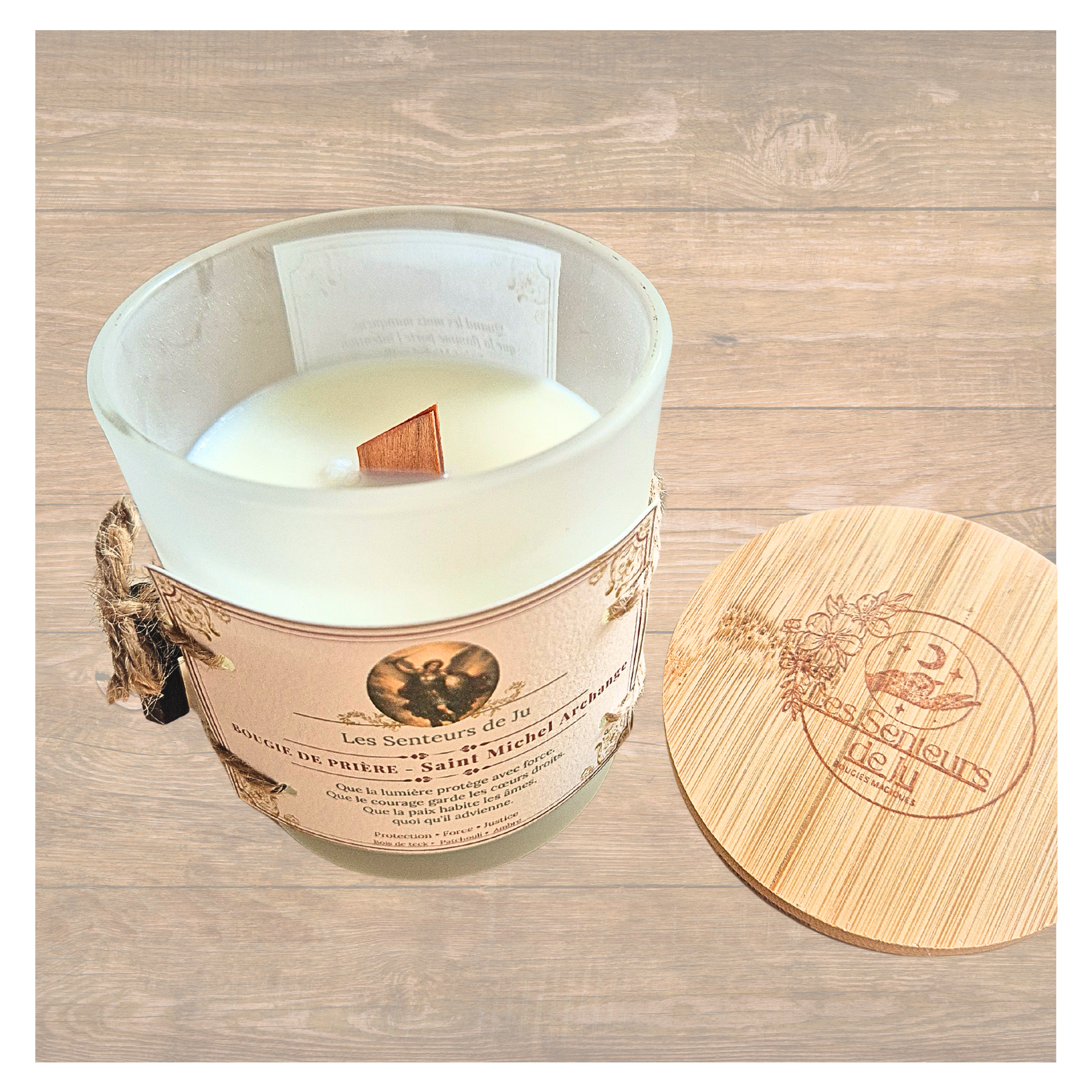 <strong>Bougie de prière Saint Michel Archange </strong>– Pour se protéger, retrouver sa force et avancer avec courage
